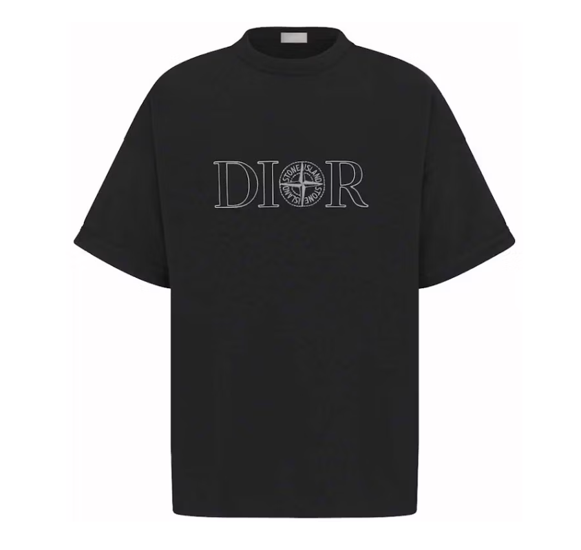 Dior x Stone Island Oversized Fit T-Shirt Black