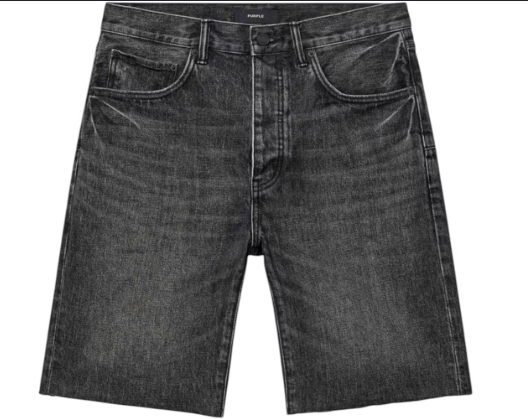 Purple Brand Kamari Jean Shorts Black