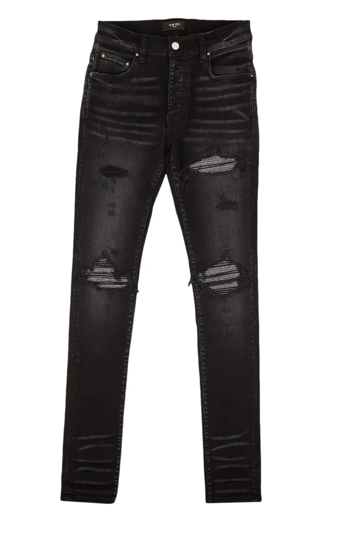 Amiri MX1 Iridescent Jeans Black