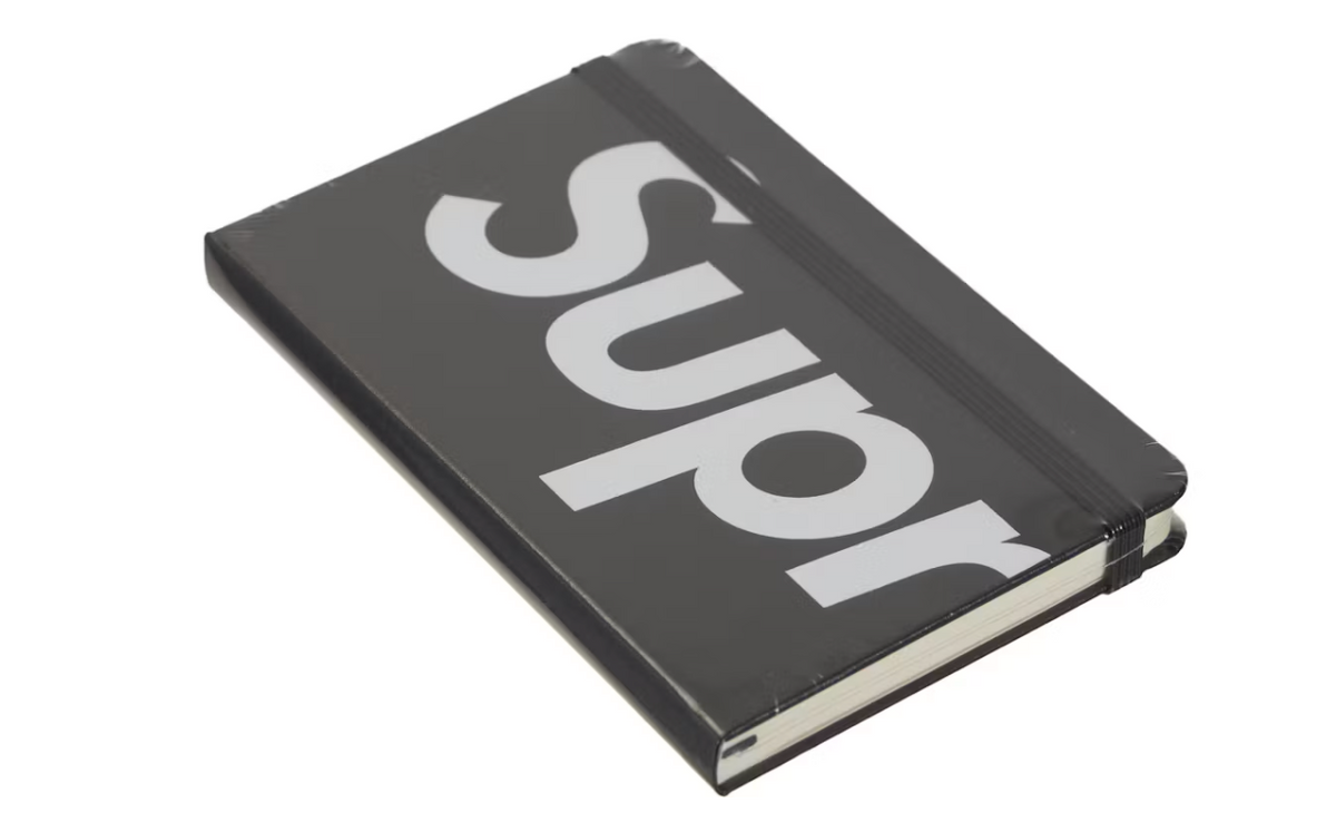 Supreme Moleskin Notebook Small Black