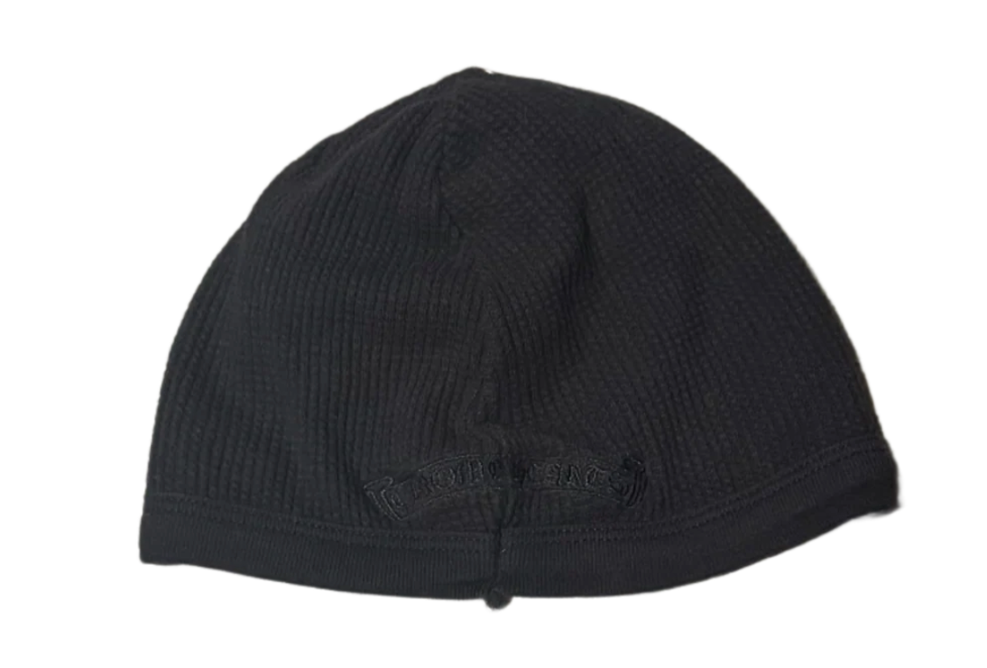 Chrome Hearts Vintage Double Cross Skull Cap Beanie Black