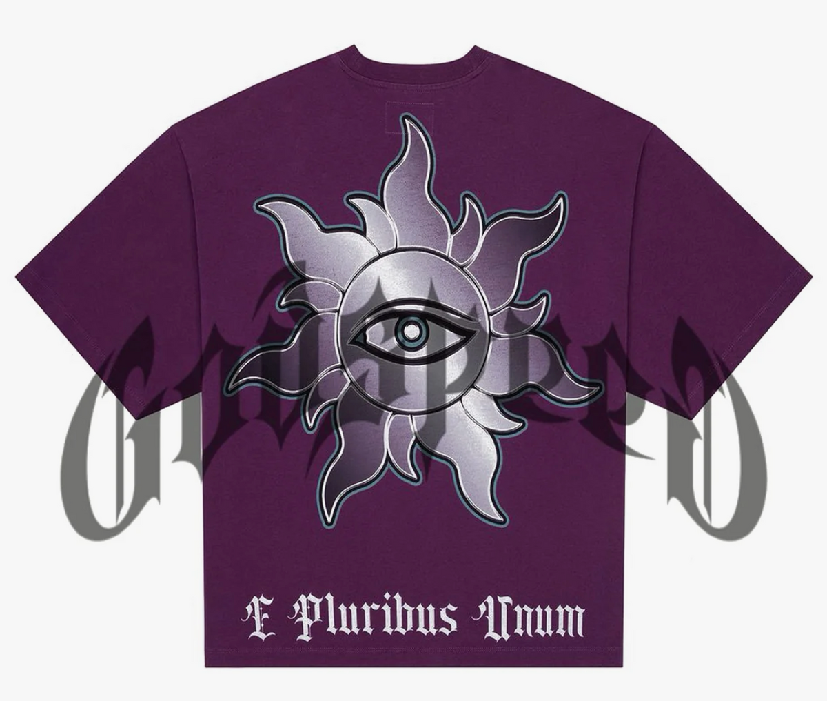 Godspeed JFK to MIA Tee Purple