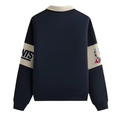 Kith x NFL 47 Giants Nelson Collared Pullover Nocturnal