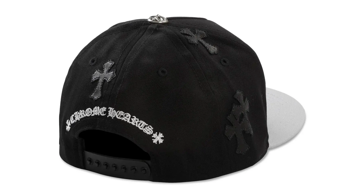 Chrome Hearts Cross Patch Hat Black/White