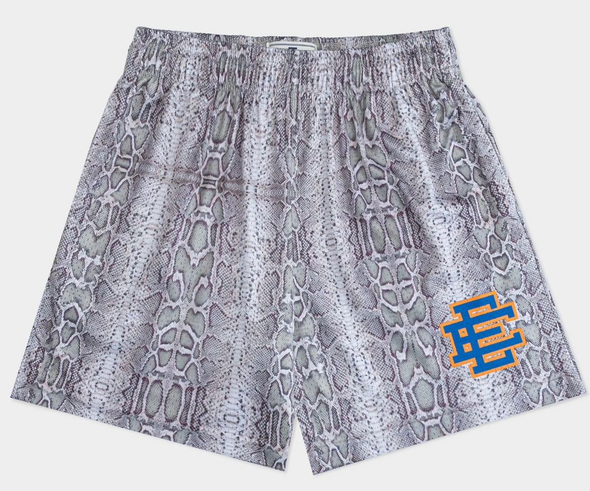 Eric Emanuel EE Basic Shorts Snakeskin Blue Orange