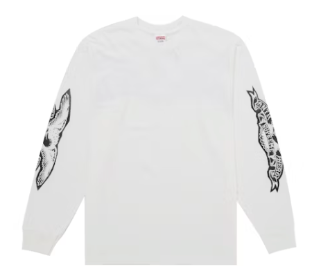 Supreme ANTIHERO Eagle L/S Tee White