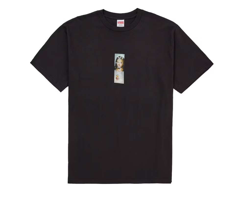 Supreme Prayer Card Box Logo Tee Black