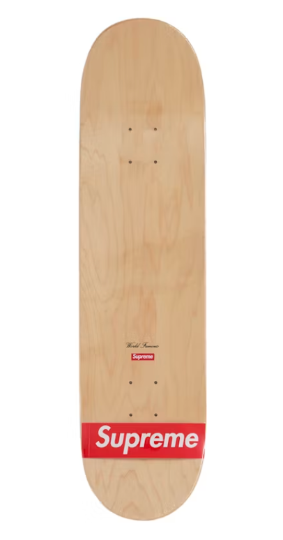 Supreme Prayer Card Skateboard Deck Multicolor