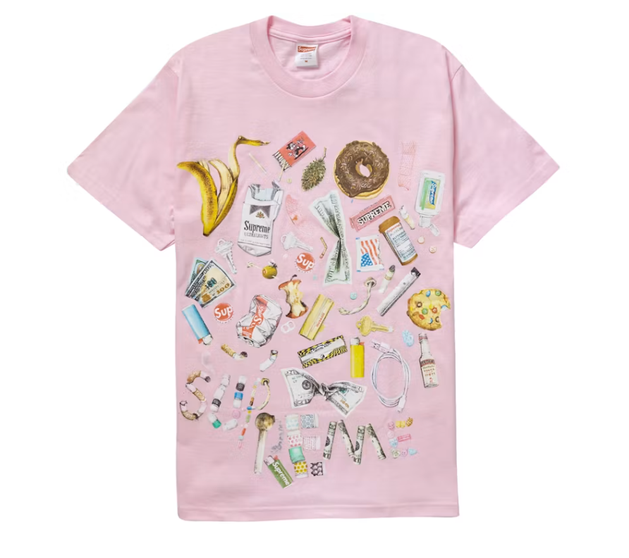 Supreme Trash Tee (SS23) Light Pink