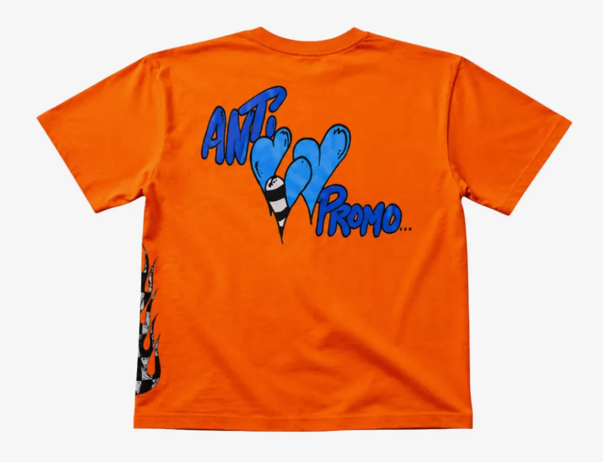 Matty Boy Anti-Promo Flame Tee Orange