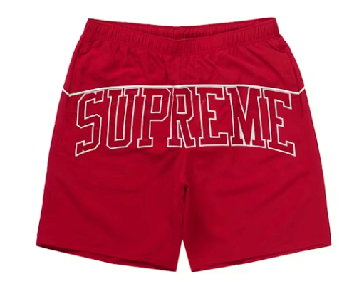 Supreme Arc Water Short Red
