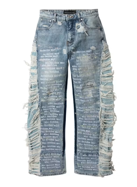 Who Decides War Ultra Flare Scripture Denim Multicolor