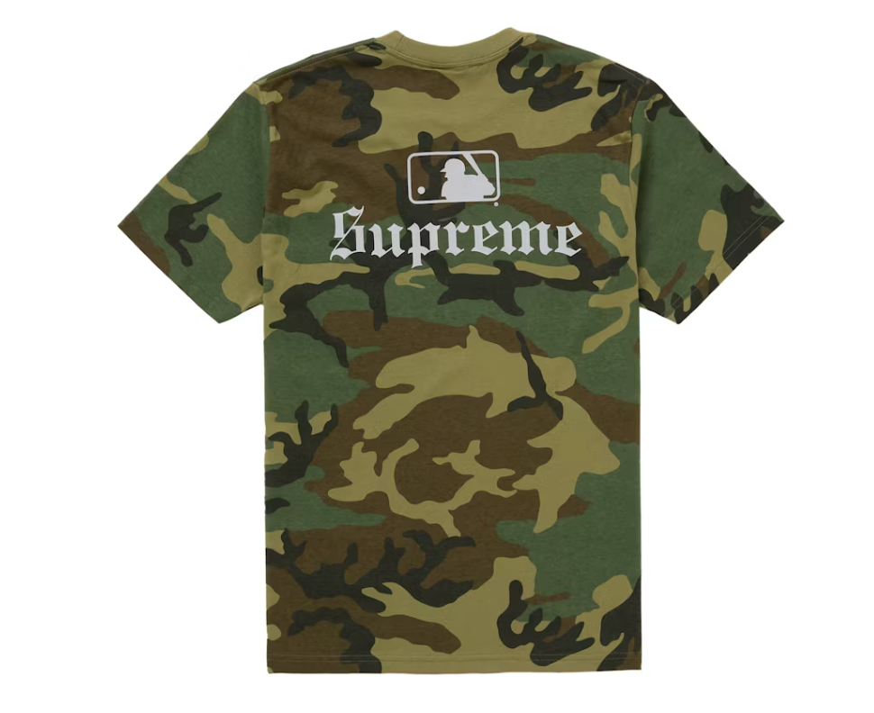 Supreme MLB Teams Sox Tee Camo