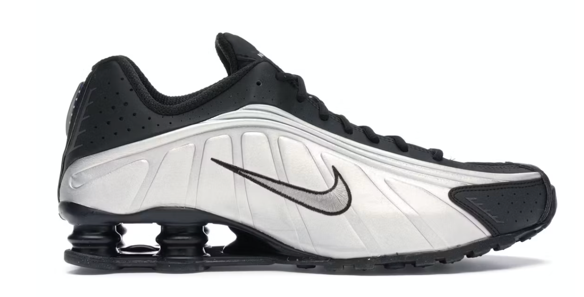 Nike Shox R4 Black Metallic Silver