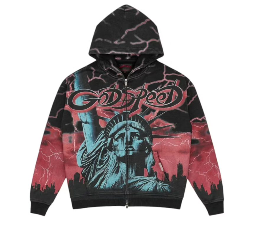 Godspeed Voltage Zip V2 Hoodie Red