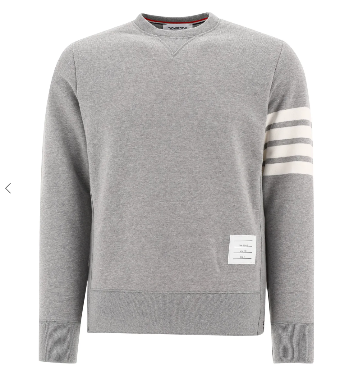 Thom Browne Engineered 4-Bar Crewneck Sweatshirt