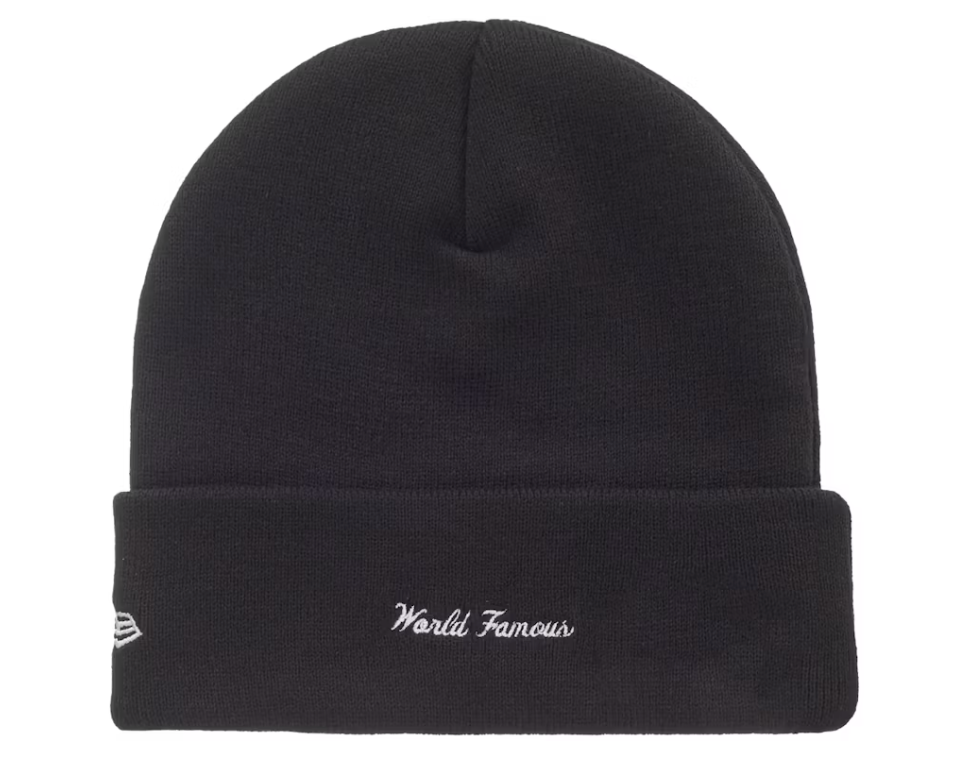 Supreme New Era Action Beanie Black