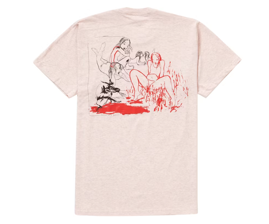 Supreme Heroines Tee Heather Light Pink