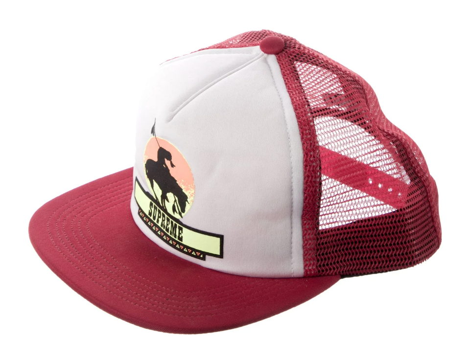 Supreme Western Mesh Camp Cap Red