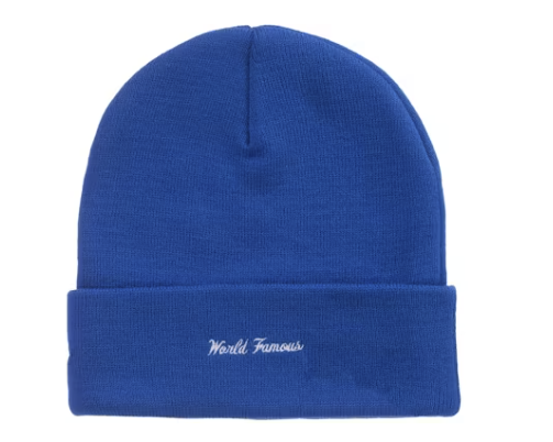 Supreme New Era Action Beanie Blue