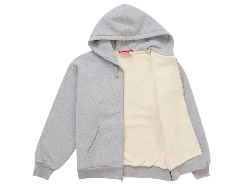 Supreme Arc Thermal Lined Zip Up Hooded Sweatshirt (FW26)