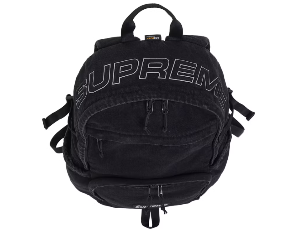 Supreme Denim Backpack Black