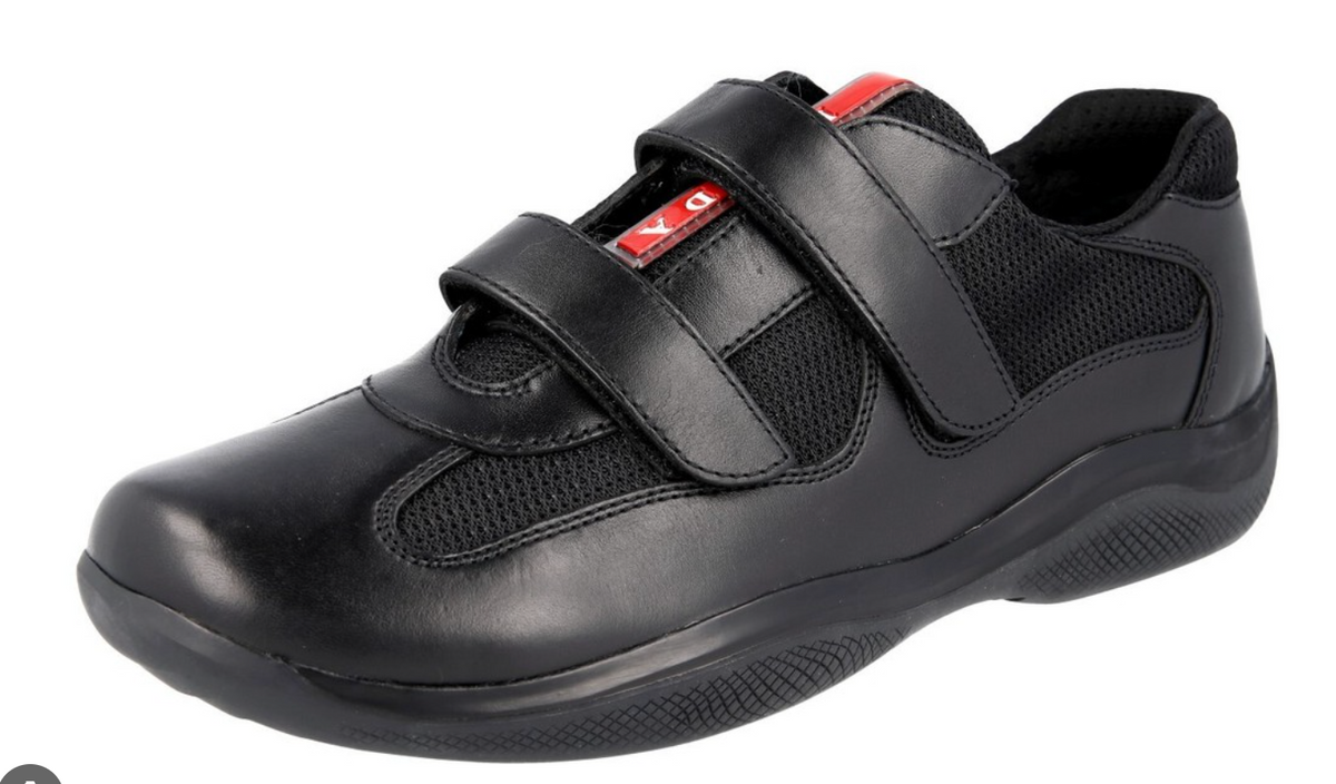 Prada America’s Cup Low Velcro Strap Black