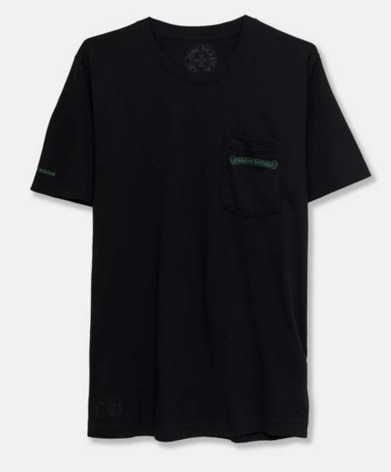 Chrome Hearts Cemetery T-shirt Black/Yellow/Green