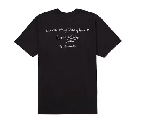 Supreme Larry Clark Neighbor Tee Black