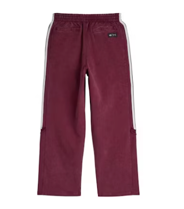 adidas x Thug Club Teamgeist Hooded Zip Up & Sweatpants Set Maroon