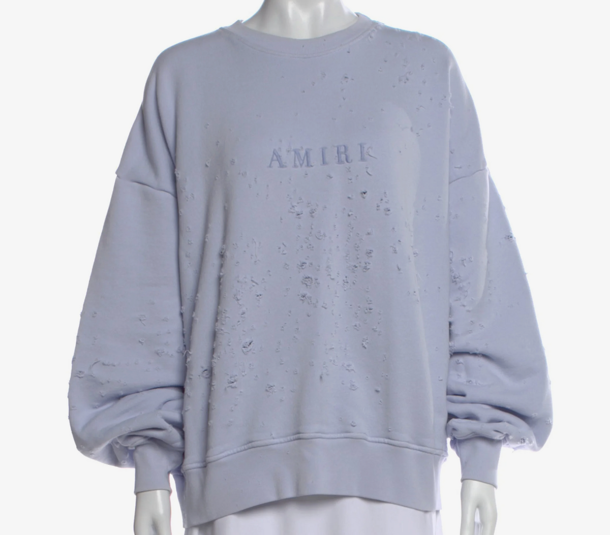 Amiri Shotgun Crewneck Sweatshirt Lilac