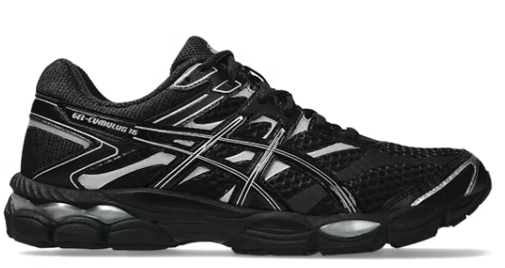 ASICS Gel-Cumulus 16 Black Pure Silver