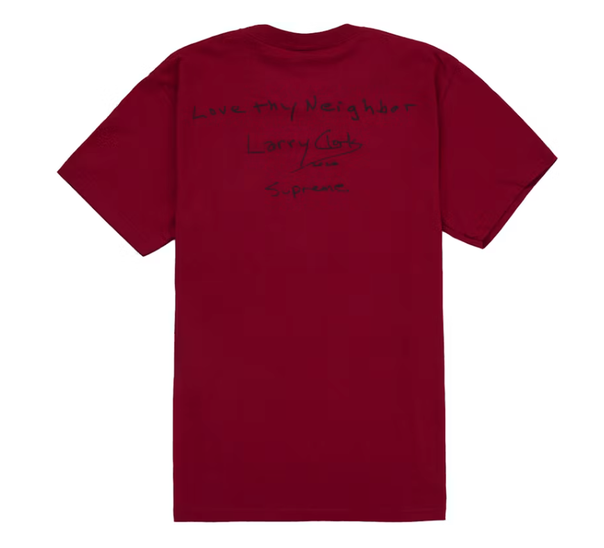 Supreme Larry Clark Neighbor Tee Red