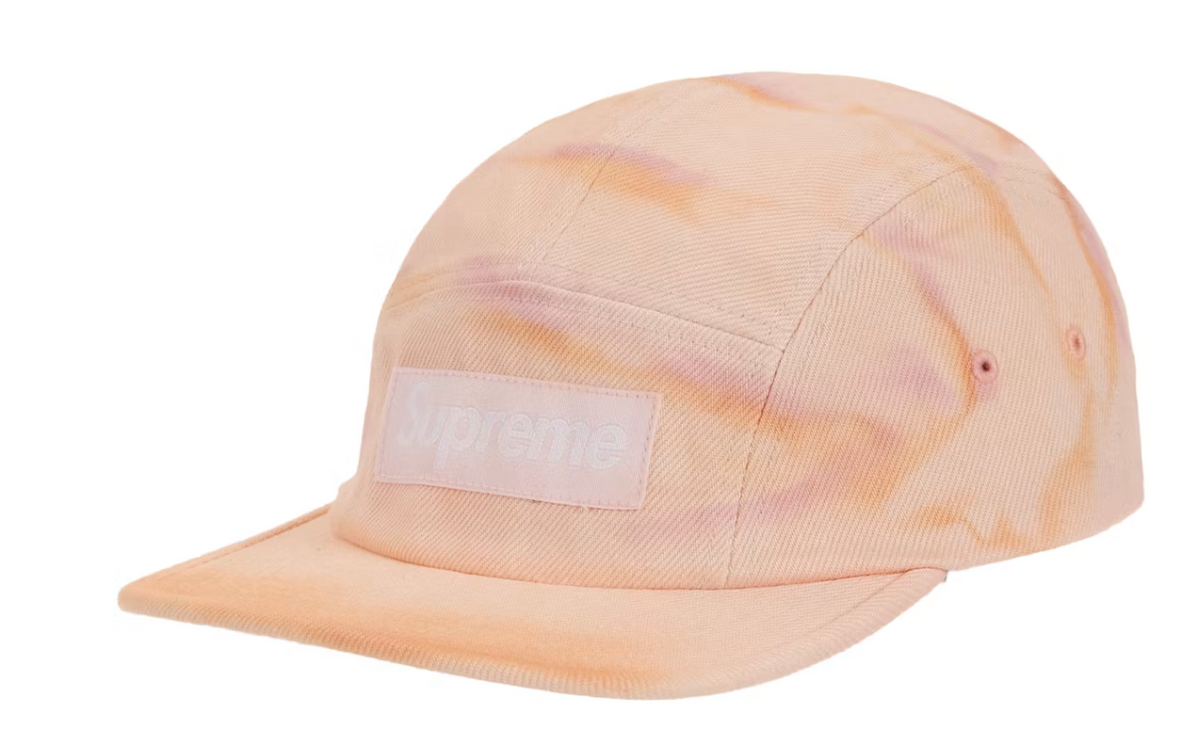 Supreme Denim Camp Cap (FW25) Washed Pink