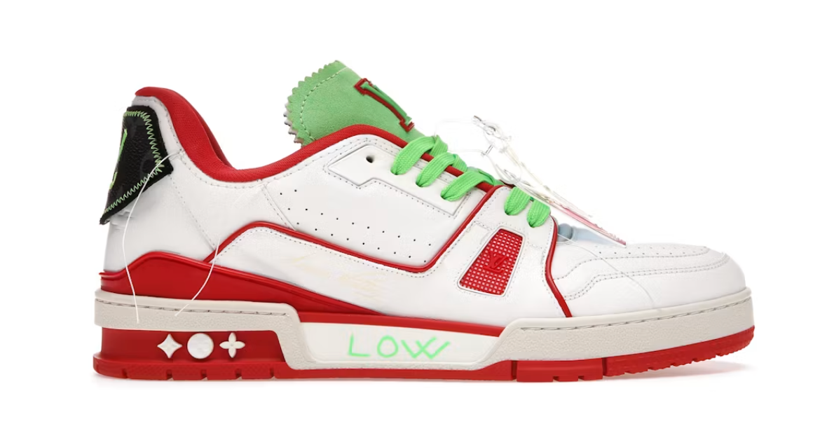 Louis Vuitton Trainer Neon Red