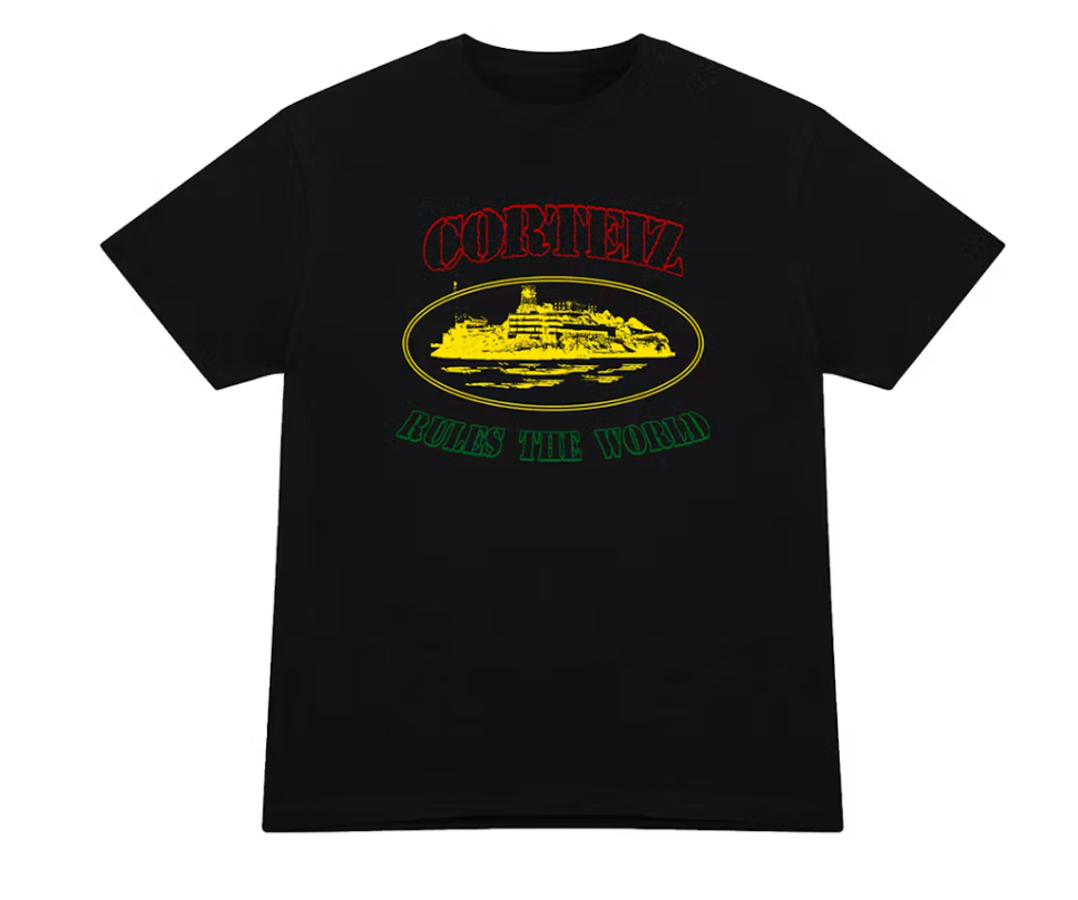 Corteiz Irie Alcatraz Tee Black