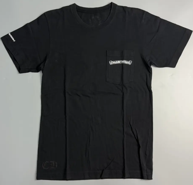 Chrome Hearts Floral Snowflake Pocket T-shirt Black