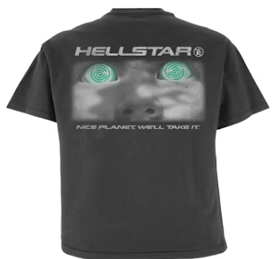 Hellstar Attacks T-Shirt Black