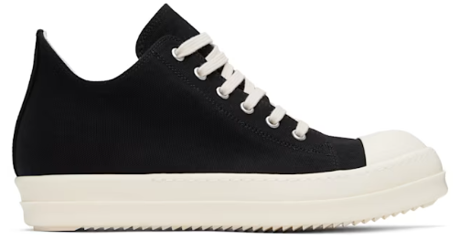 Rick Owens DRKSHDW Black Hollywood Low Sneaks