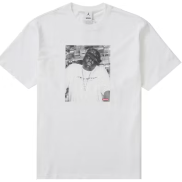 Supreme Jordan Biggie S/S Top White