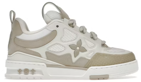Louis Vuitton LV Skate Sneaker Beige White