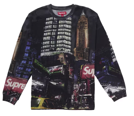 Supreme Skyline Sequin L/S Top Night