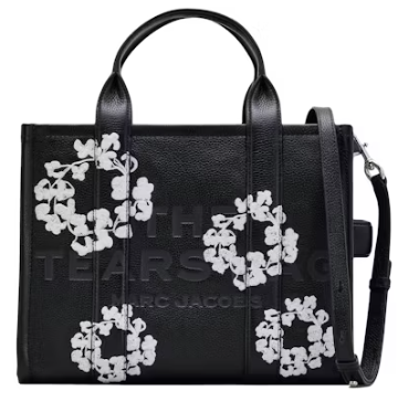 Denim Tears x Marc Jacobs Leather Tote Bag Medium Black