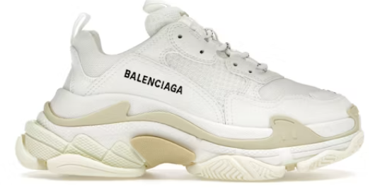 Balenciaga Triple S Sneaker White Tan 2020
