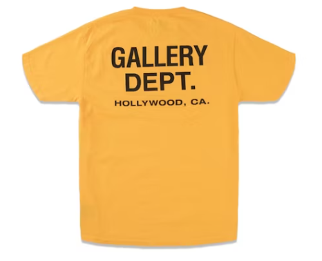 Gallery Dept Souvenir Tee Yellow
