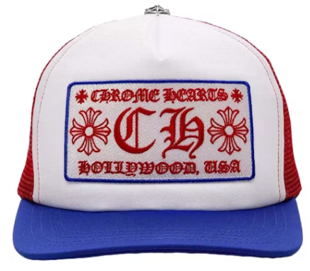 Chrome Hearts Trucker Hat Blue Red White