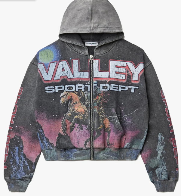 Vale Forever Neptune Zip Up Hoodie Black