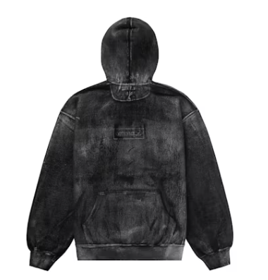 Supreme MM6 Maison Margiela Foil Box Logo Hooded Sweatshirt Black