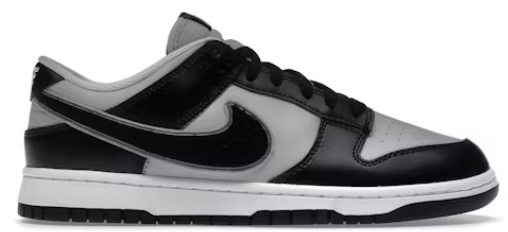 Nike Dunk Low Chenille Swoosh Black Grey