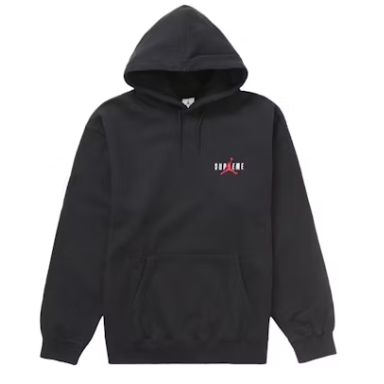 Supreme Jordan Hooded Sweatshirt (FW24) Black